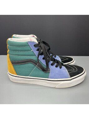 Vans Sk8-Hi Mix & Match Colorblock Sneakers Shoes Colorful Womens 7